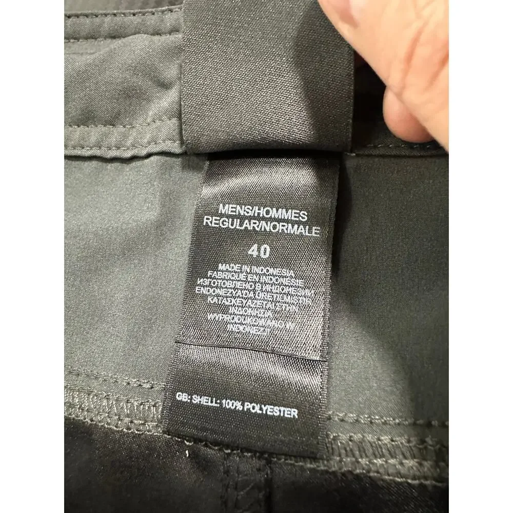 North Face Pacific Creek Boardshorts Black Size 40 Hybrid Shorts Pockets